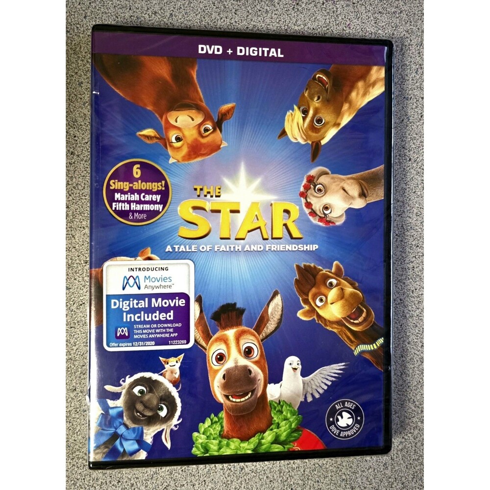 SEALED The Star A Tale Of Faith And Friendship PG WS DVD 6 Sing-a-Long Songs